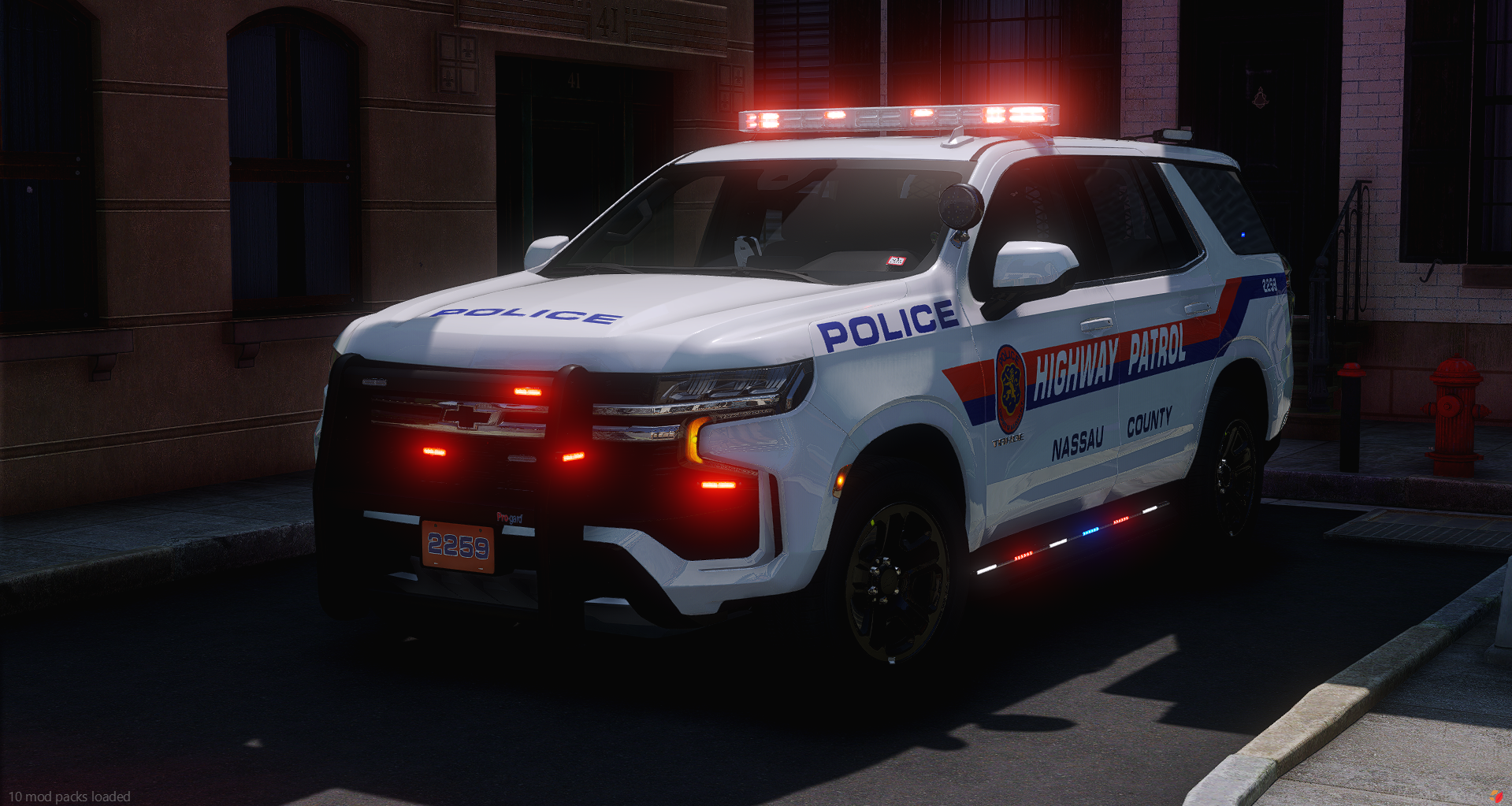 Nassau County Police HWay 2023 Chevy Tahoe product banner